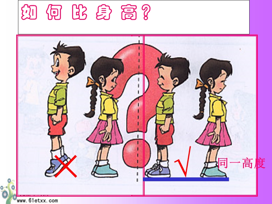 （北师大版）一年级数学课件上册第二单元高矮3.ppt_第3页