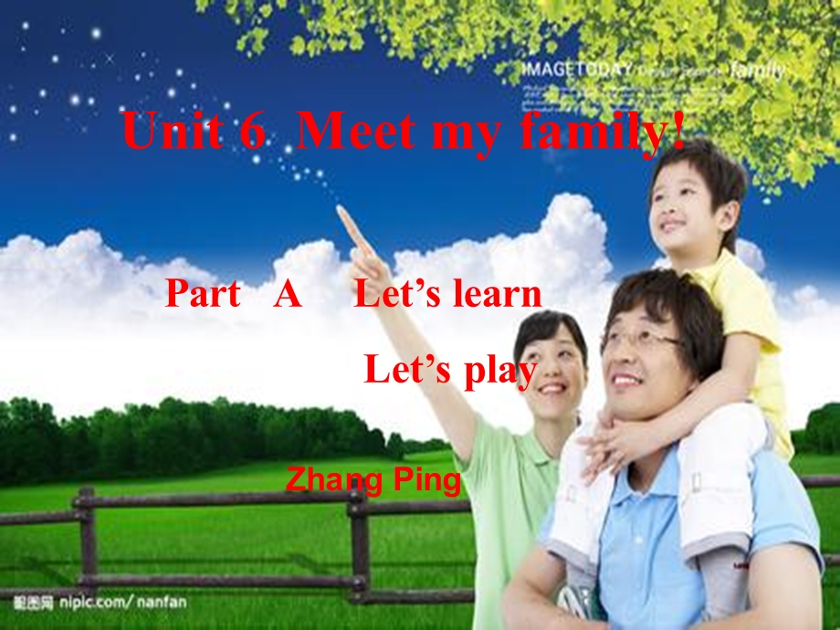 Unit6Meetmyfamily!四年级.ppt_第1页