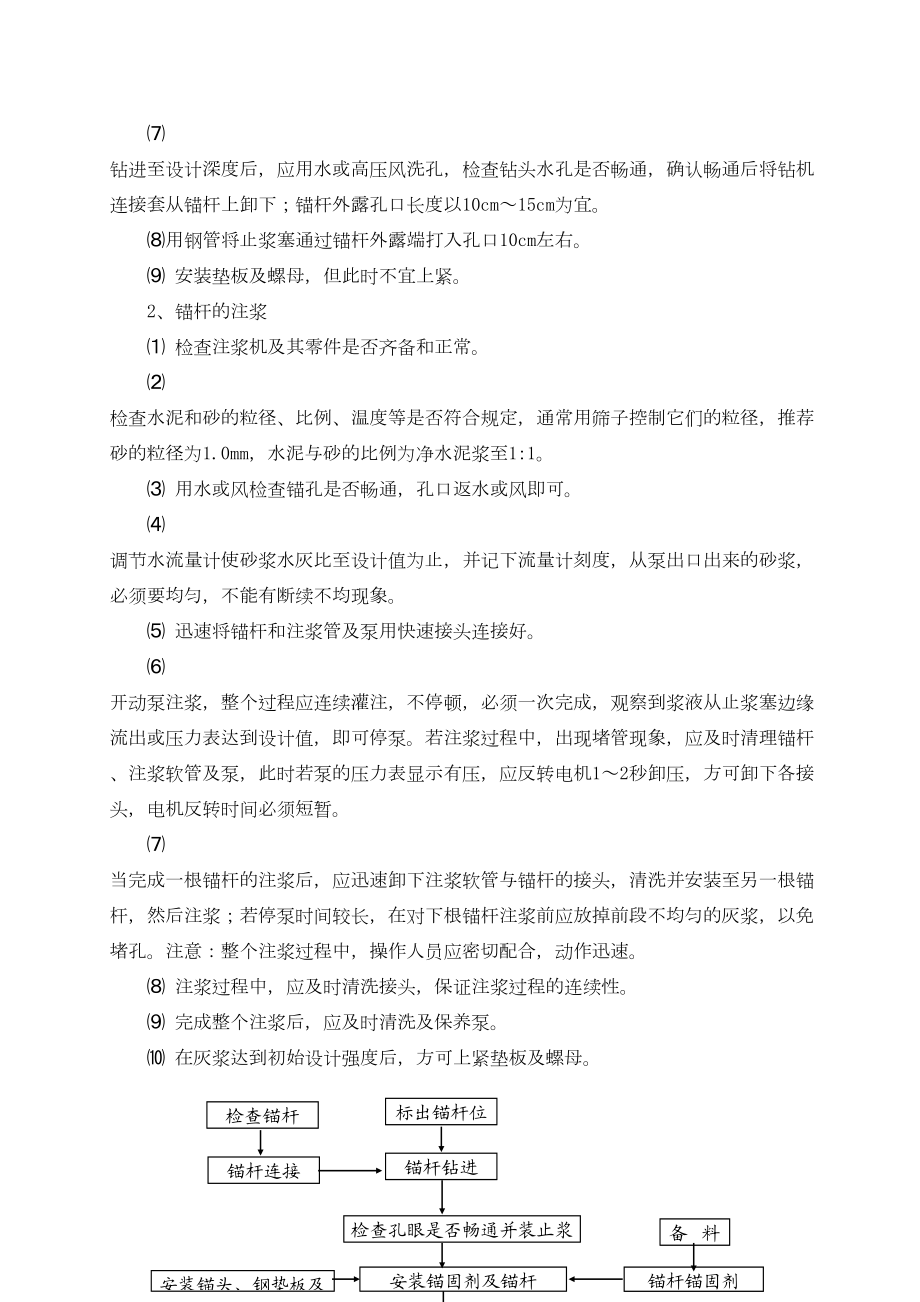 曼么新寨隧道锚杆支护施工组织设计方案.doc_第3页