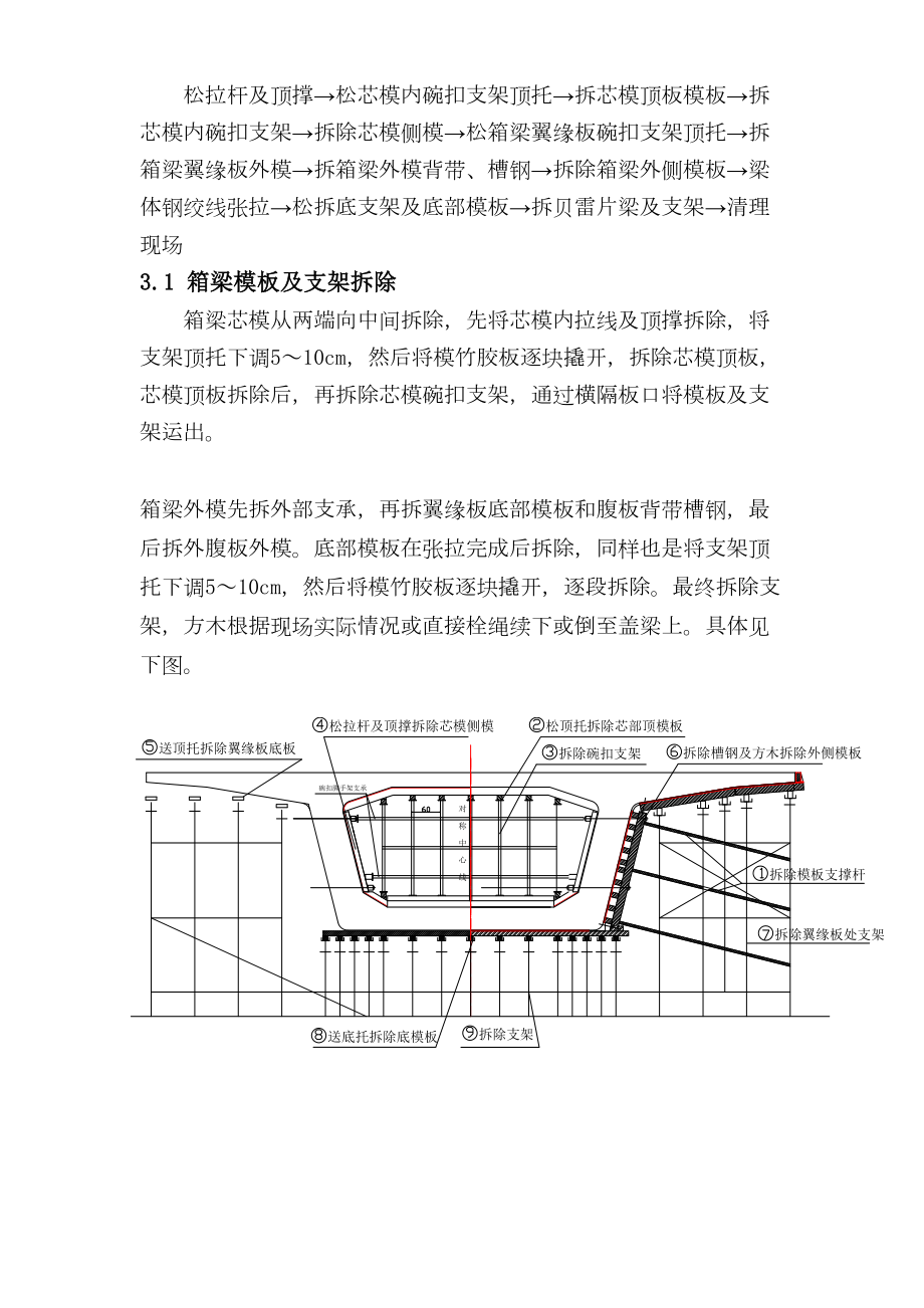 连续梁模板及支架拆除方案.doc_第3页