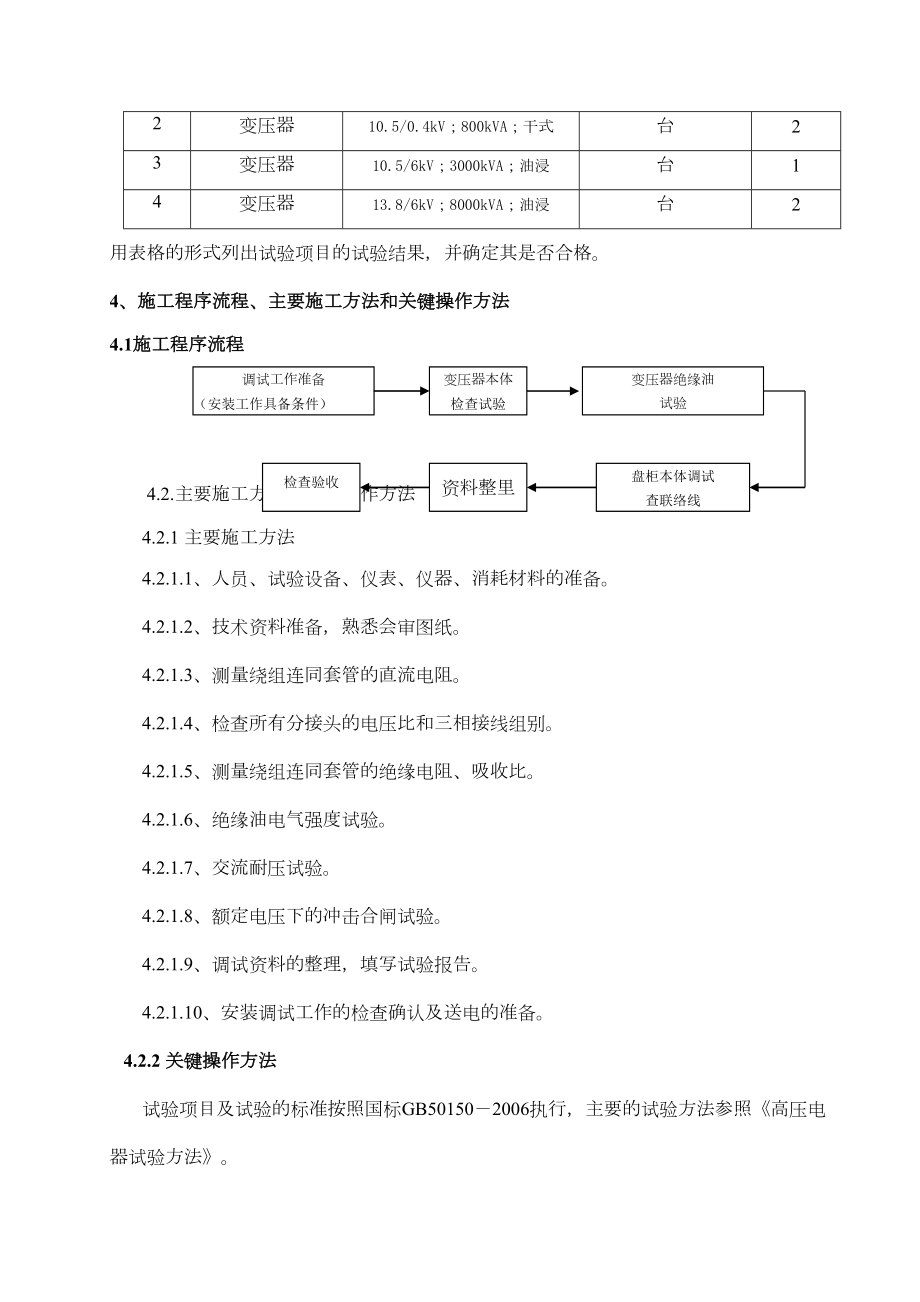 安格鲁电站变电所10KV变压器调试方案.doc_第3页