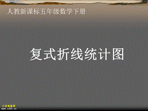 五年级数学下册《复式折线统计图》PPT课件之一（人教新课标）.ppt