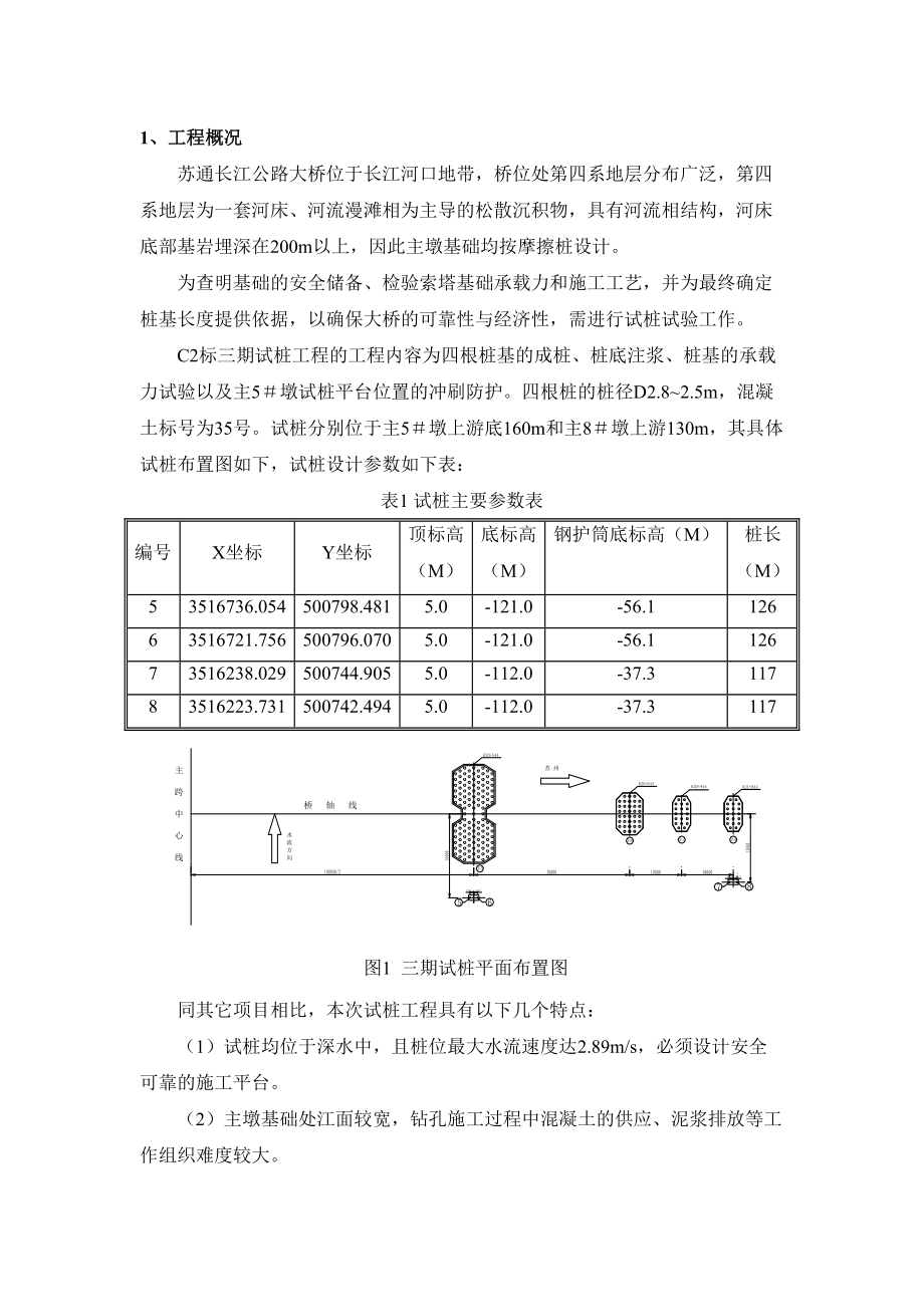 苏通大桥三期试桩施工组织设计方案(0702改）.doc_第2页