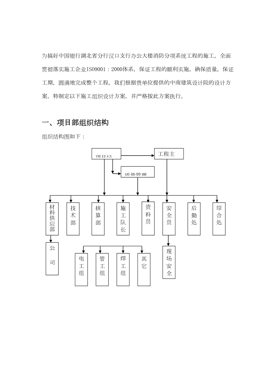 办公大楼消防工程施工方案.doc_第2页