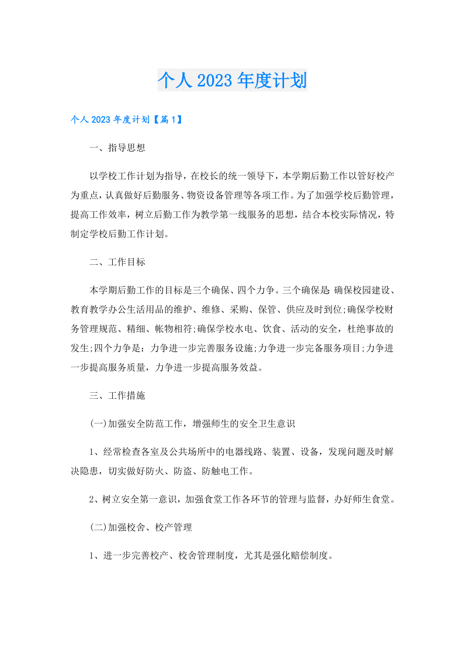 个人2023计划.doc_第1页