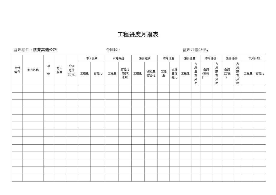 月报03表工程进度月报表.doc_第2页