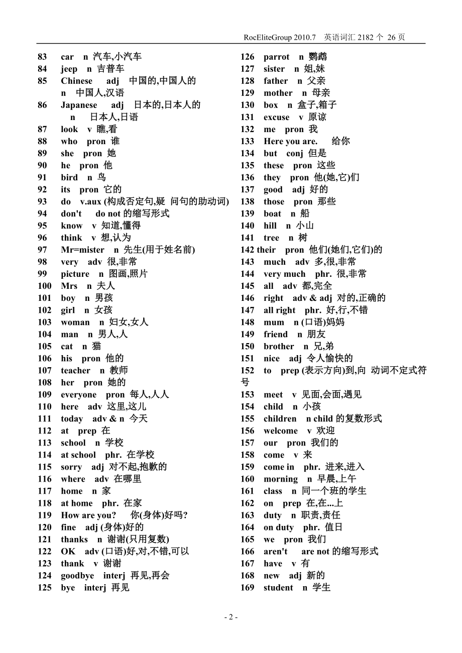 初中英语单词表 (2).doc_第2页