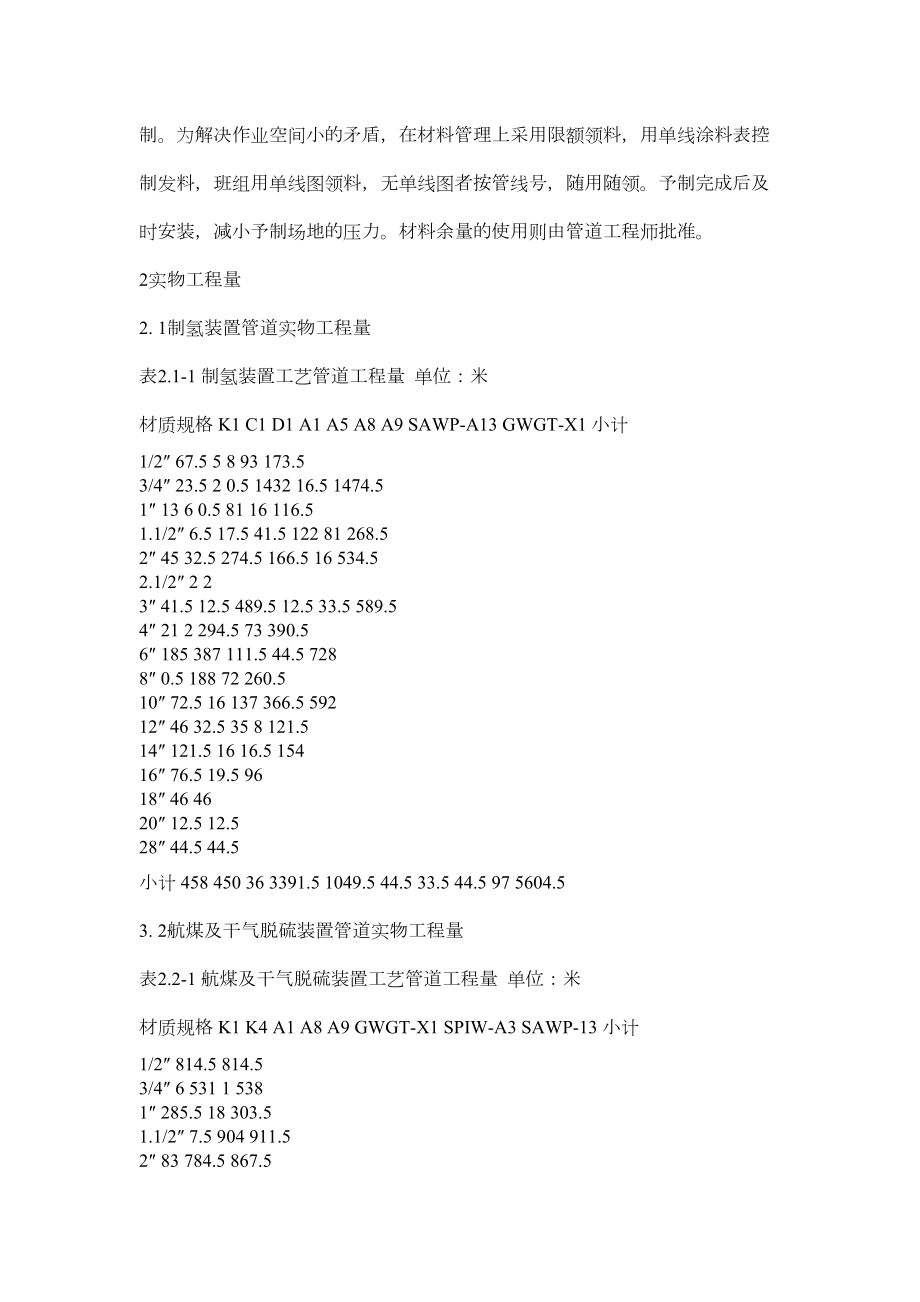 上海金山石化股份有限公司工艺管道工程施工组织设计.doc_第3页