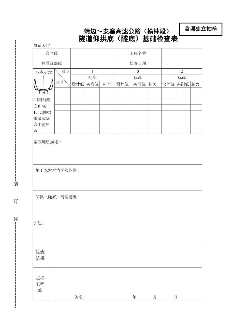 17隧道仰拱底基础检查表.doc_第2页