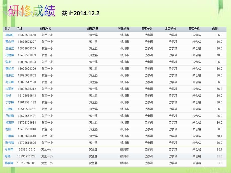 贺兰一小国培网络社区与校本教研研修简报.ppt_第2页