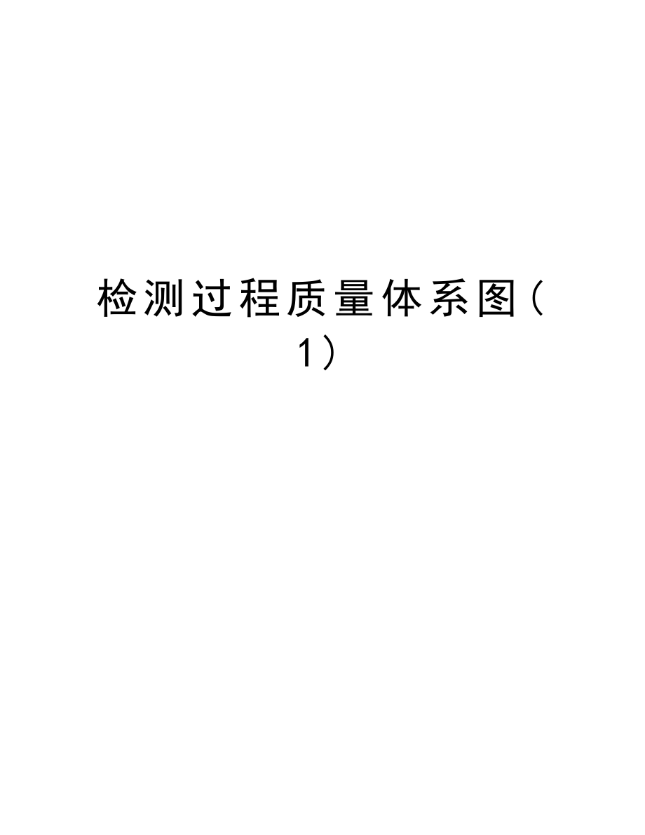 检测过程质量体系图.doc_第1页