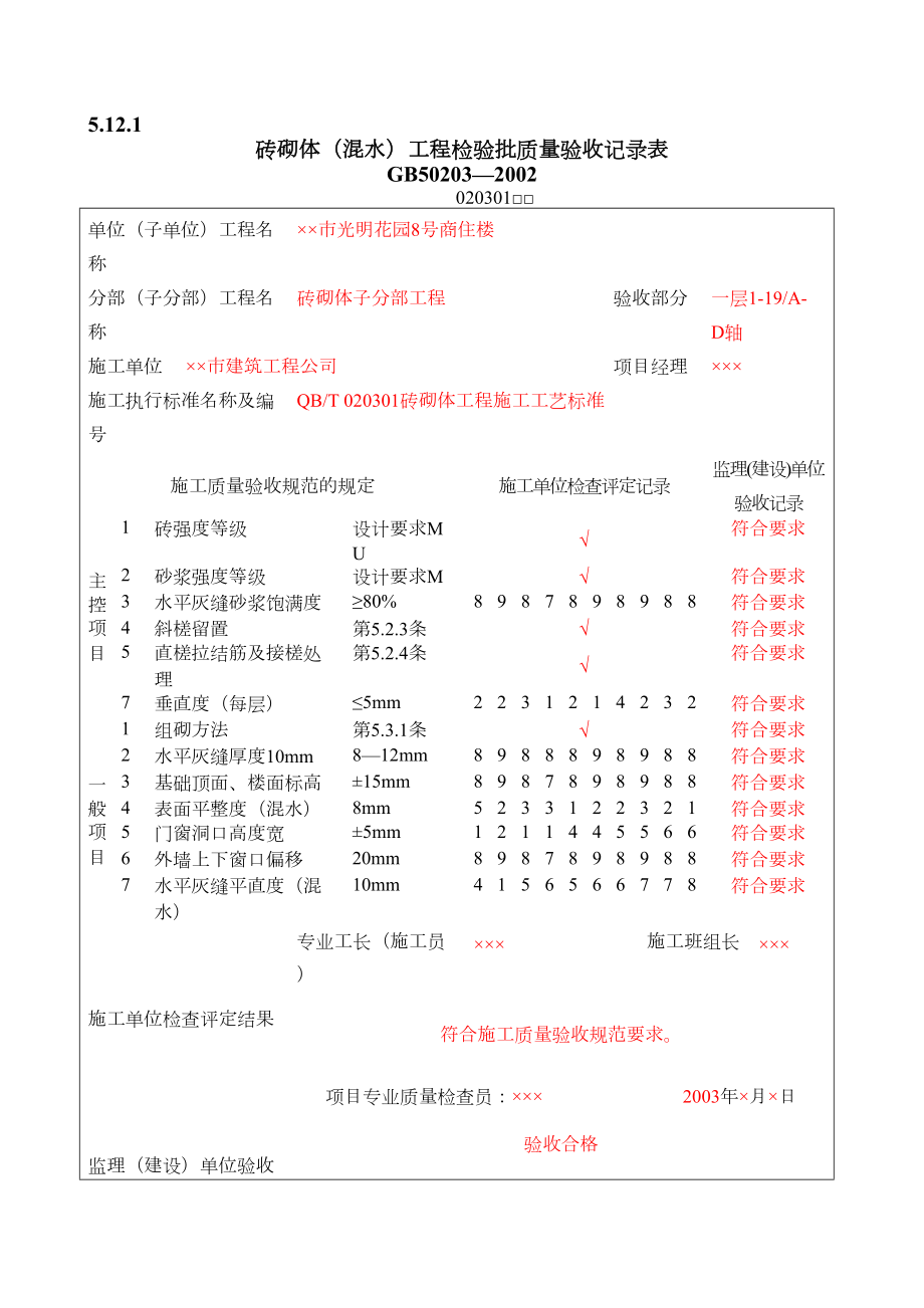 砌体工程质量验收表1.doc_第2页