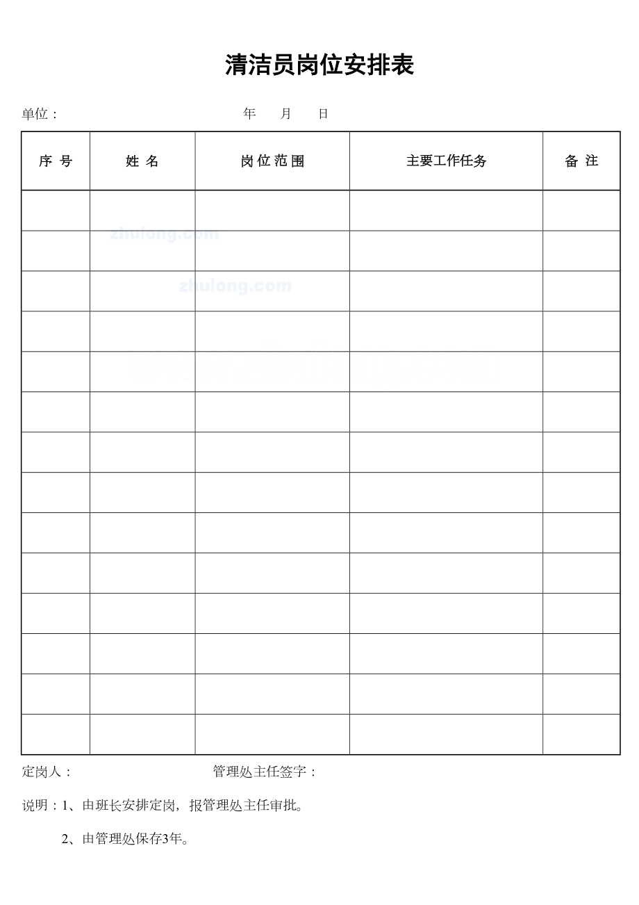 清洁员岗位安排表.doc_第2页