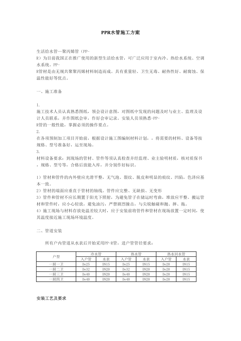 PPR水管施工组织设计方案.doc_第2页