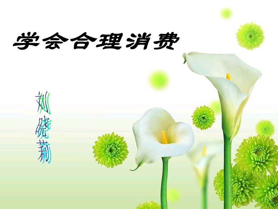 学会合理消费 (3).ppt_第1页