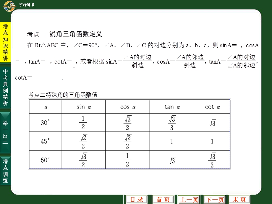 锐角三角函数及解直角三角形.ppt_第3页