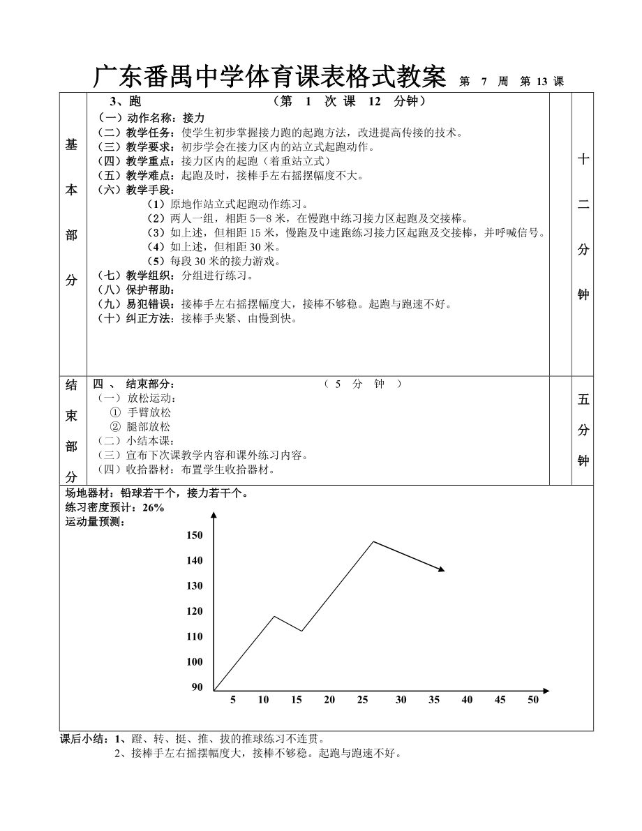 铅球接力第1—6课表格式教案.doc_第2页