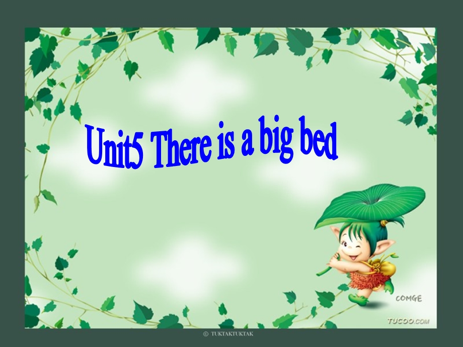 五年级Unit5Thereisabigbed.ppt_第1页