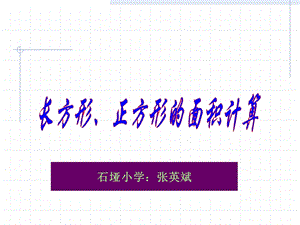 长方形和正方形面积的计算.ppt