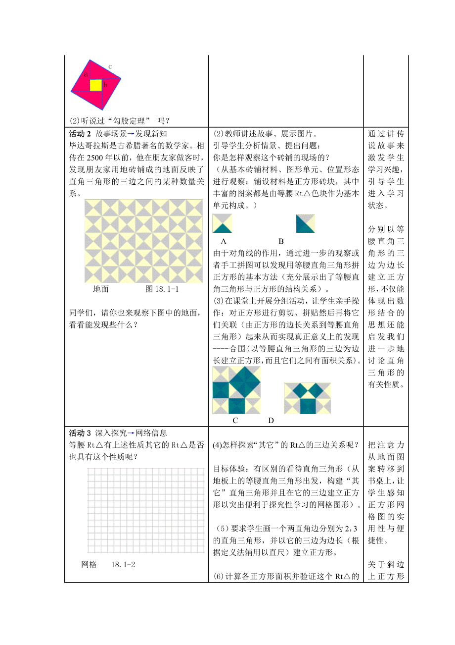 勾股定理教学设计.doc_第2页