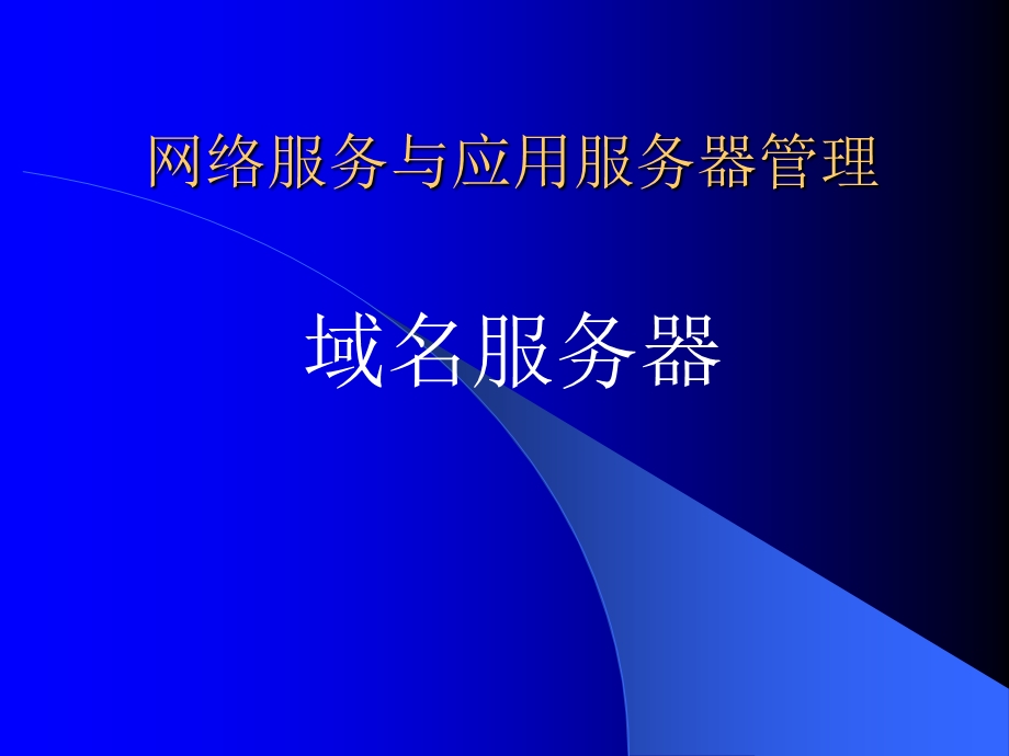 域名服务器技术.ppt_第1页