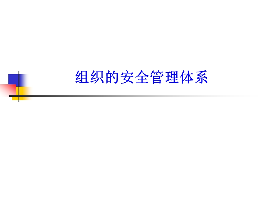 组织的安全管理体系.ppt_第1页