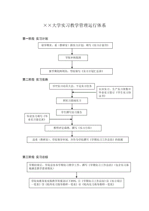 大学实习教学管理运行体系.doc