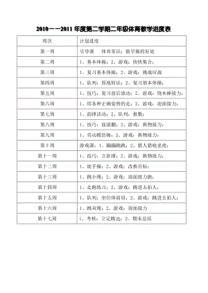 小学二年级体育教案.doc