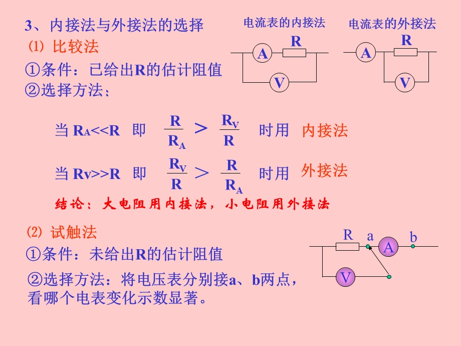 电学实验：电阻的测量.ppt_第3页