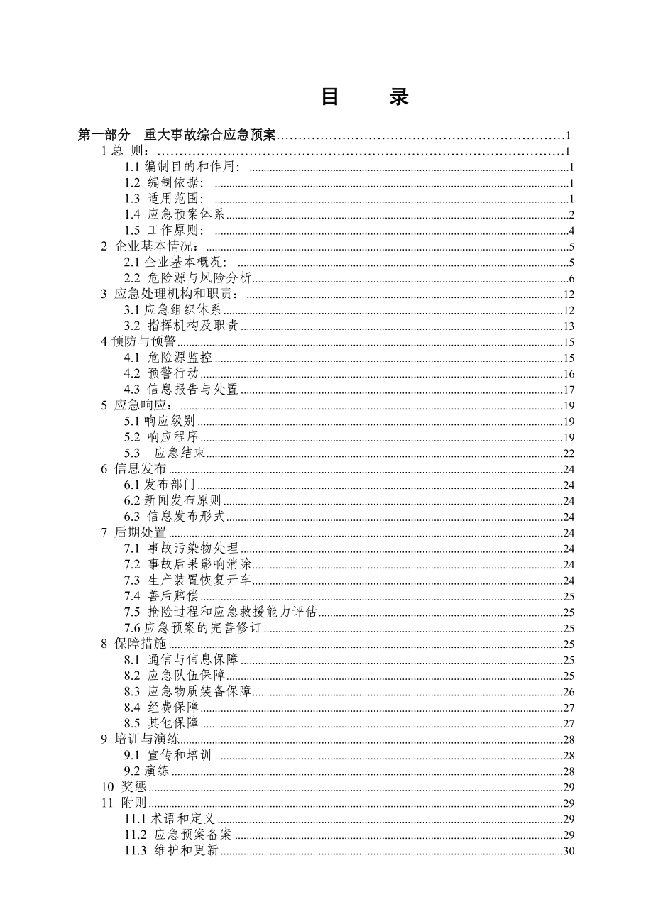 煤化工企业生产安全事故应急预案汇编.doc_第3页