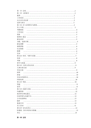 某集团股份有限公司员工手册.doc