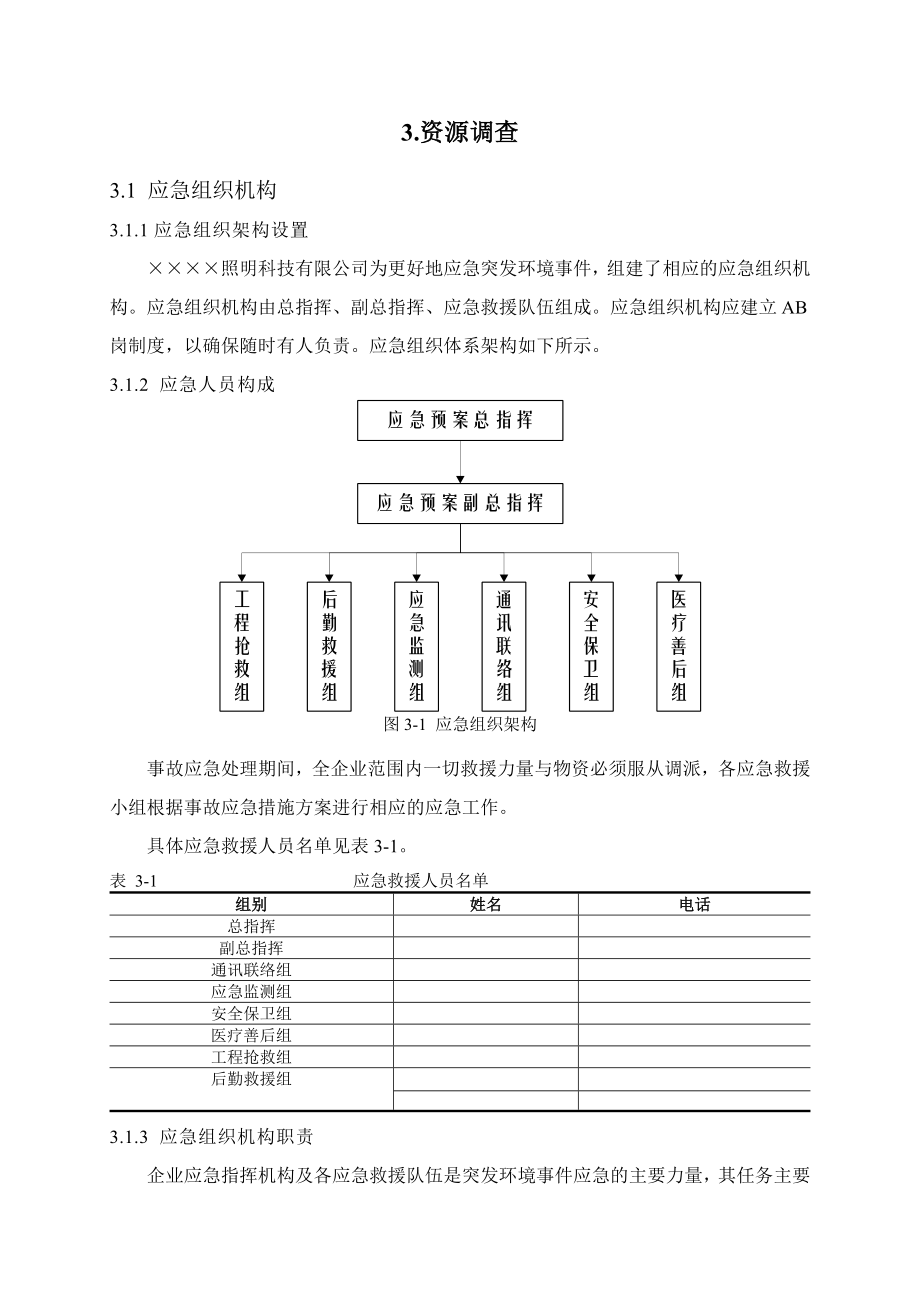 照明科技公司环境应急资源调查报告.doc_第3页