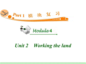 高中英语复习PPT课件：M4Unit2　Workingtheland.ppt