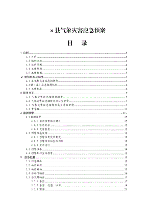 县级气象灾害应急预案.doc