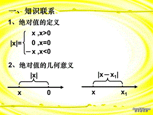 高中数学绝对值不等式的解法.ppt