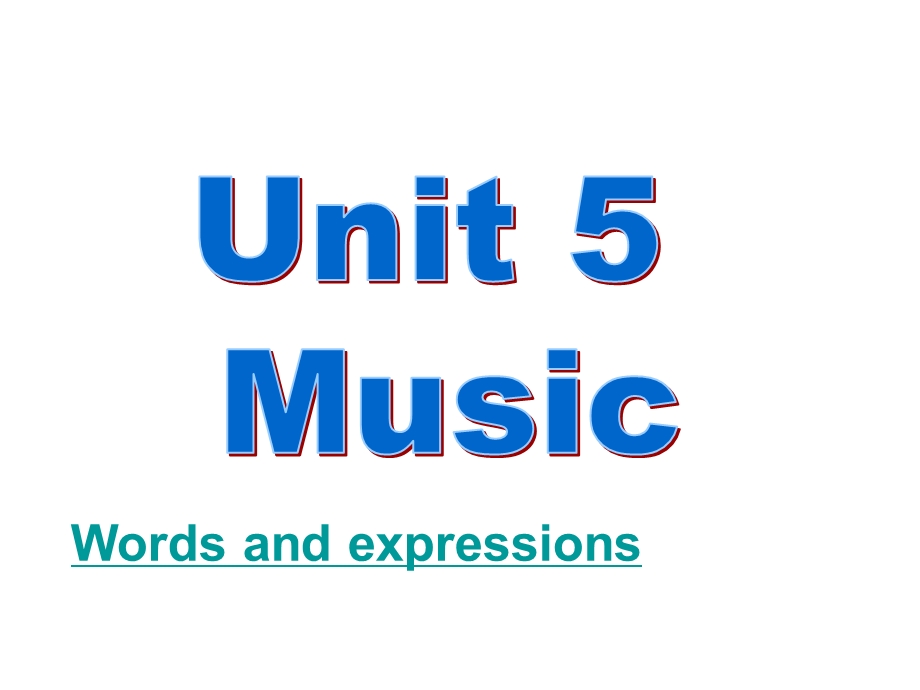 高中英语：Unit 5Music课件Vocabulary 新人教版必修2.ppt_第1页