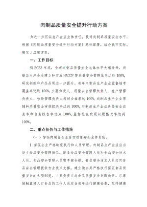 肉制品质量安全提升行动方案.docx