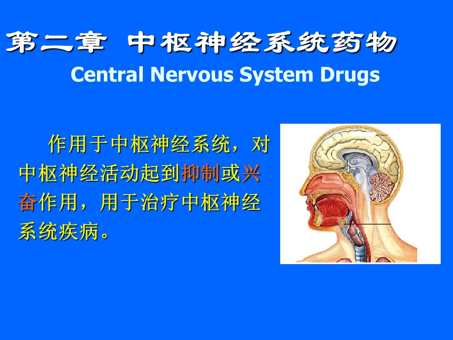 中枢神经系统药物CentralNervousSystemDrugs.ppt_第1页