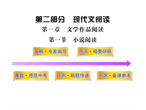 苏教版中考语文总复习课件：小说阅读(166页).ppt