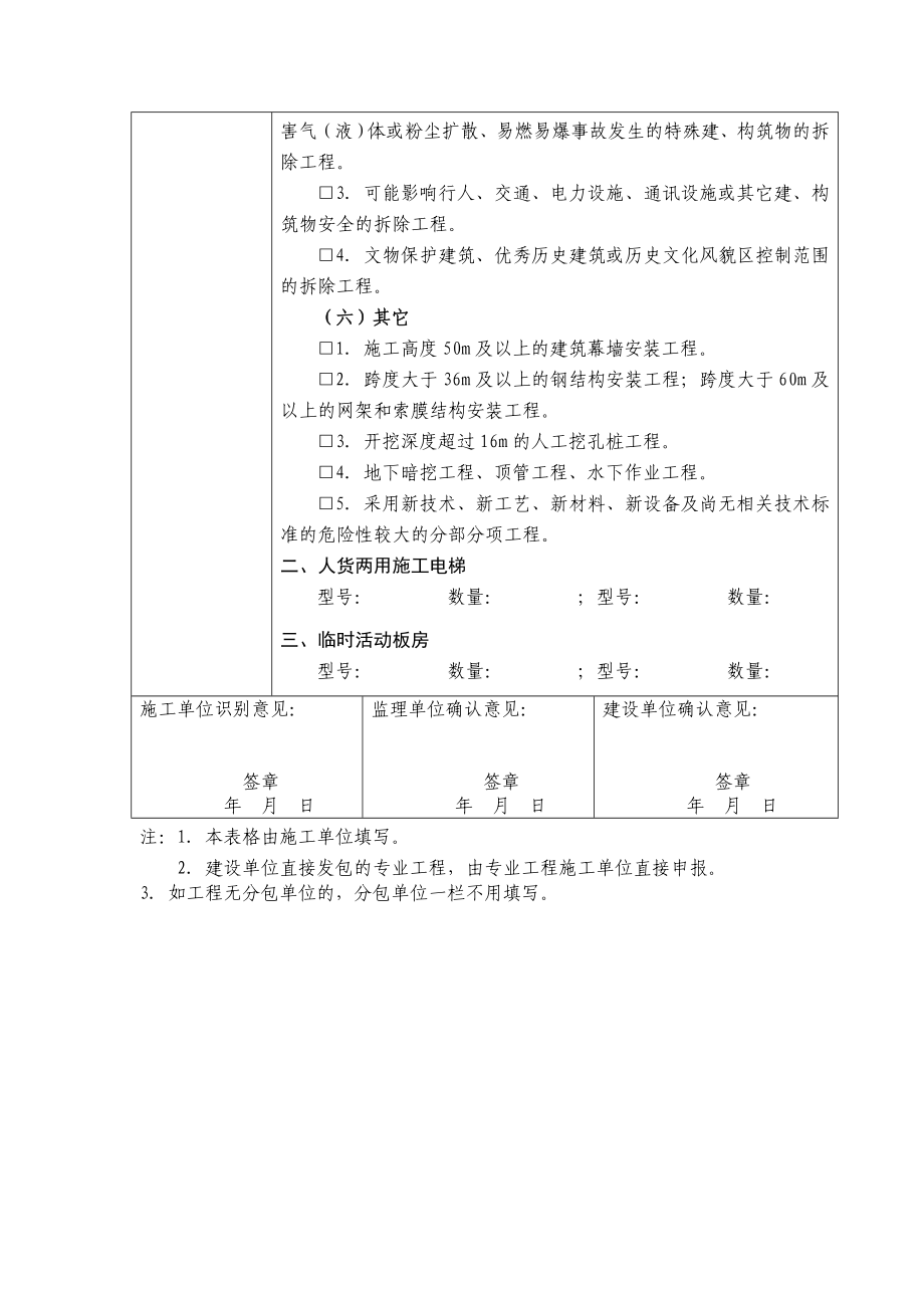 建筑施工安全生产重大危险源名录告知书.doc_第2页