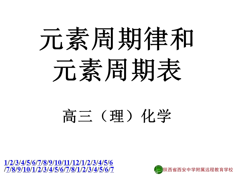 元素周期律和元素周期表.ppt_第1页