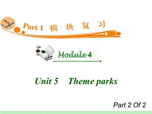 高中英语复习PPT课件：M4Unit52　Themeparks.ppt