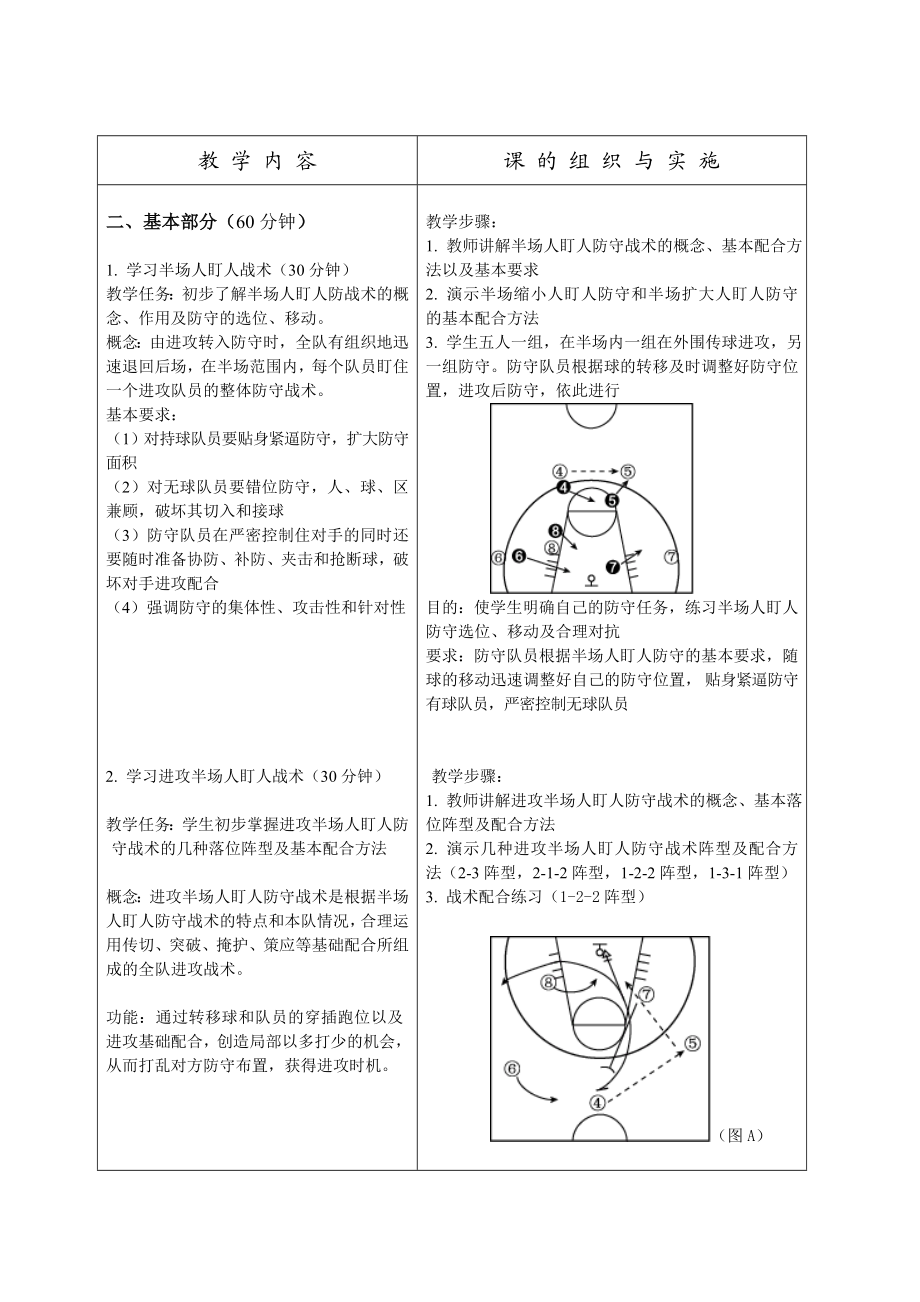 篮球普修课教案.doc_第2页