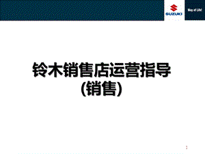 销售店运营指导.ppt