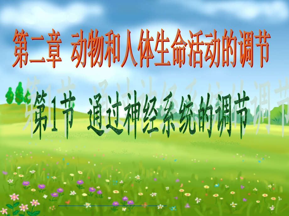 通过神经系统的调节上课用2.ppt_第1页