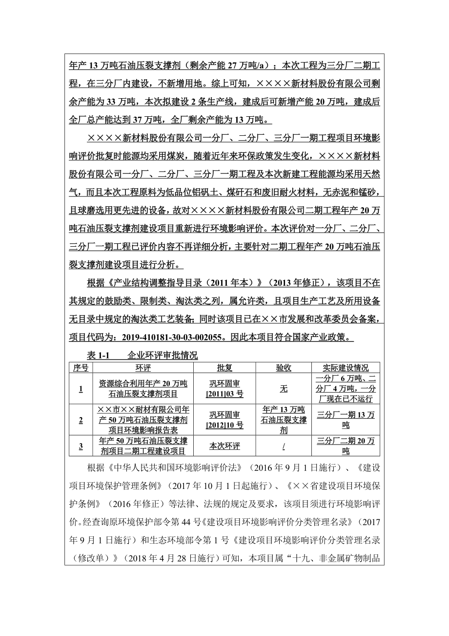 产20万吨石油压裂支撑剂建设项目环境影响报告表.doc_第2页