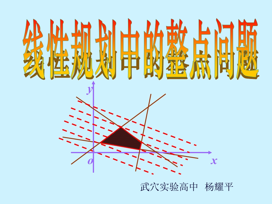 线性规划中的整点问题.ppt_第1页