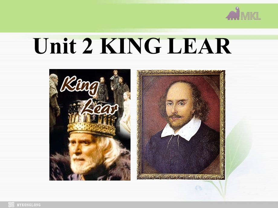 英语：Unit 2King LearSpeaking课件新人教版选修10.ppt_第1页