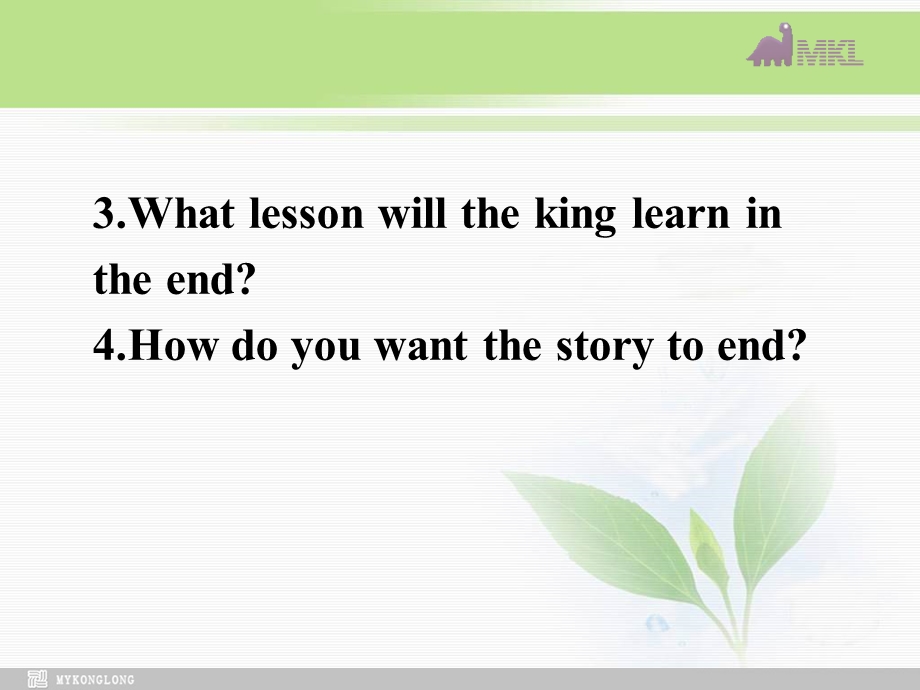 英语：Unit 2King LearSpeaking课件新人教版选修10.ppt_第3页