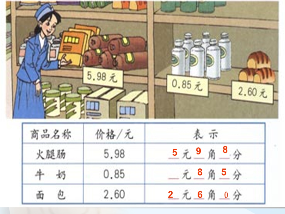 新课标）三年级数学下册课件认识小数3(1).ppt_第2页